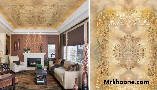 فروش انواع مدل کاغذ دیواری سقف - مستر خونه
